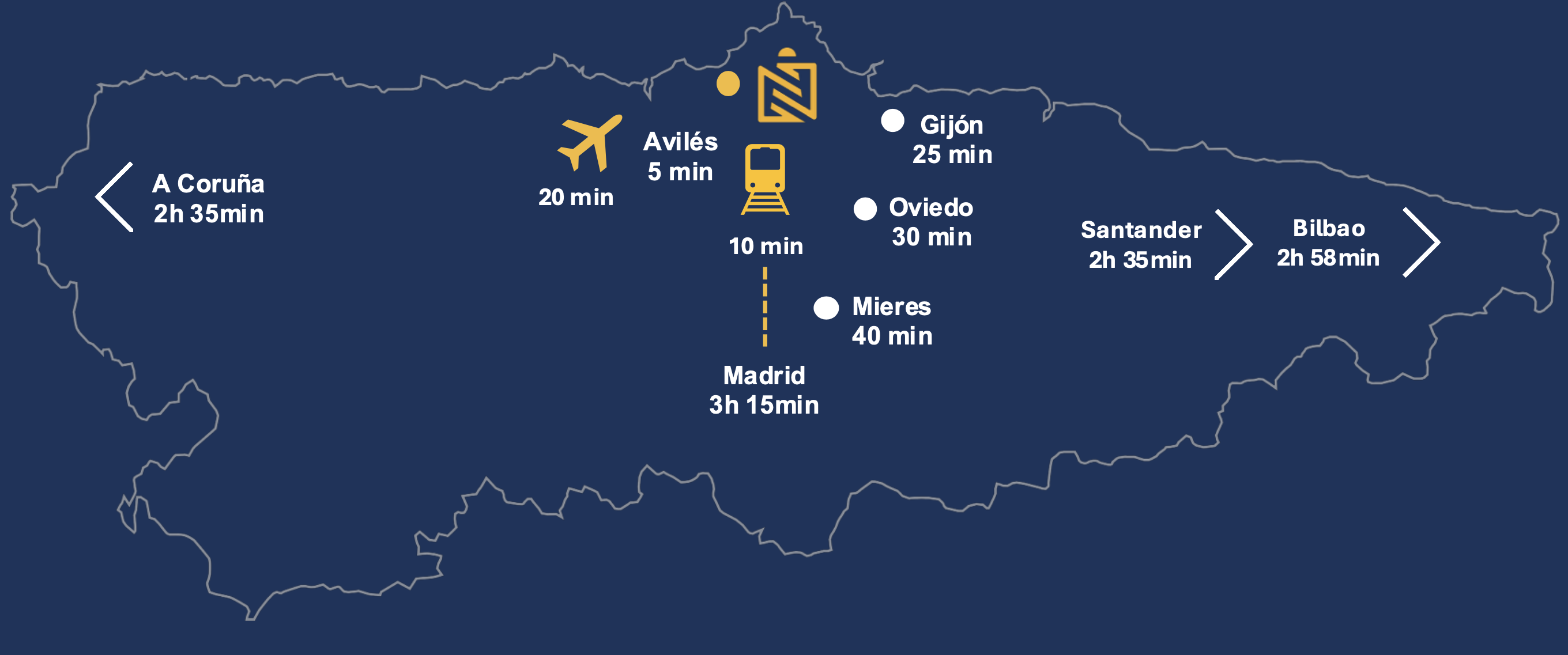 Mapa Asturias desde Zeluán